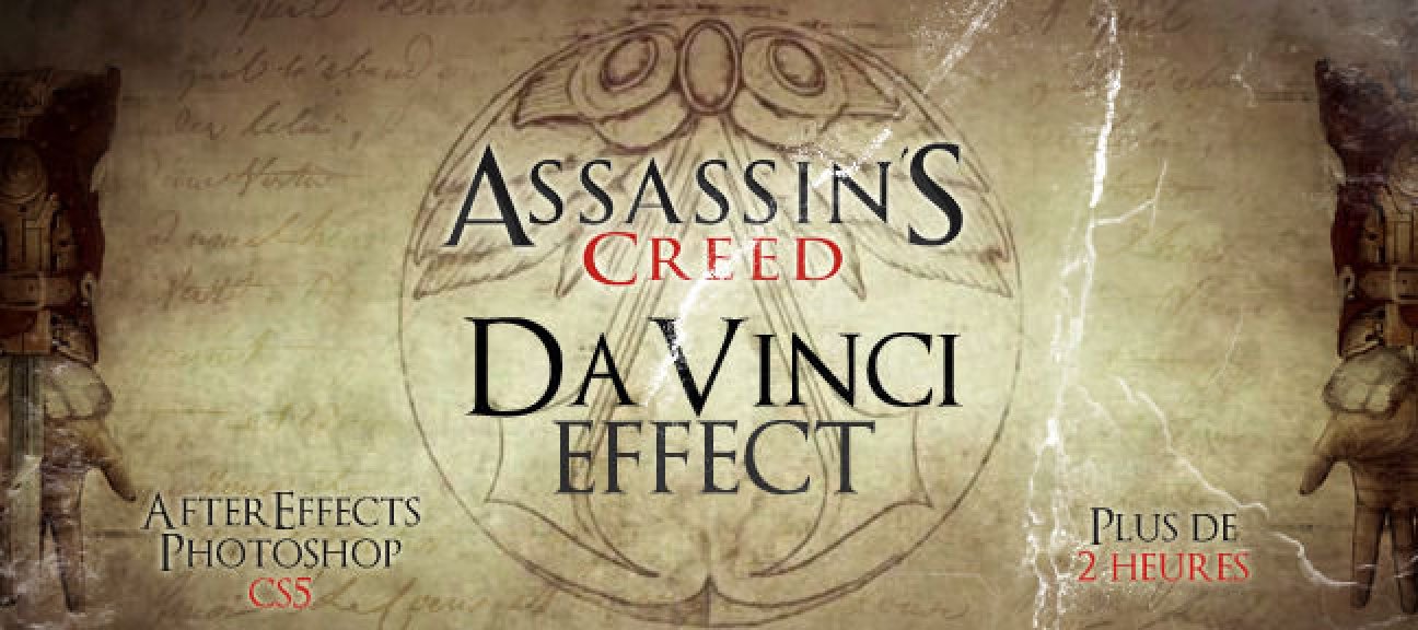 Reproduction du style Davinci d'assassin's creed