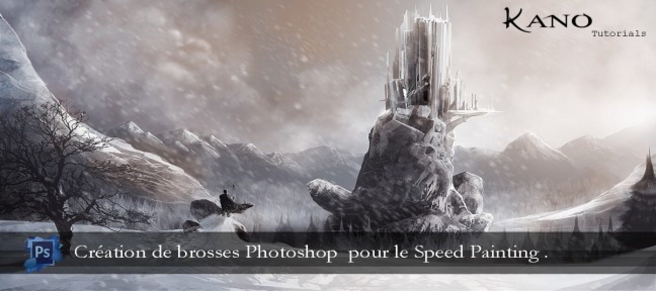 Création de brosses Photoshop et d'un Speed painting