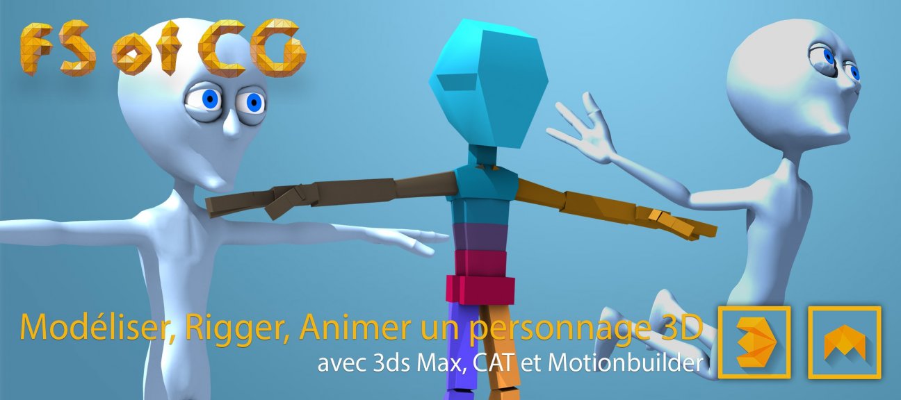 Modéliser, Rigger, Animer un personnage 3D