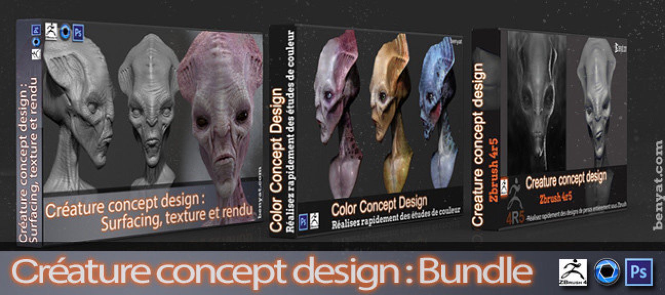 Bundle : créature concept design