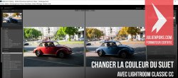Gratuit Lightroom : comment changer la couleur du sujet