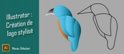Illustrator : Création de logo stylisé
