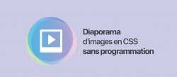 Diaporama d'images en CSS sans programmation
