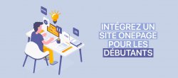 Intégrez un site onepage pour les débutants