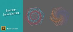 Astuce Illustrator Gratuite - Formes abstraites Design