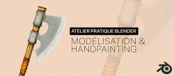 Blender : Hand Painting d'une hache