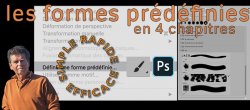 Gratuit : L'outil pinceau, créer les formes prédéfinies avec Photoshop