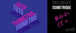 Gratuit : Texte Isométrique dans Illustrator CC