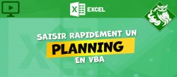 Gratuit : Saisir les plannings rapidement