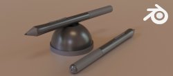 Illustration 3D sur Blender - Créez une composition de stylets 3d réalistes