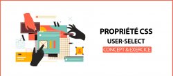 La propriété CSS user-select / Concept + Exercice