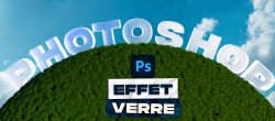 Gratuit : Créer un effet de verre sur un texte dans Photoshop