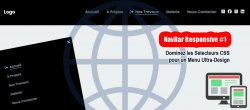 NavBar Responsive #1 : Dominez les Sélecteurs CSS pour un Menu Ultra-Design