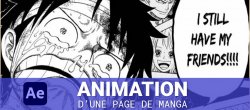 Animer une case de manga avec After Effects