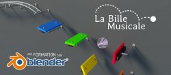 Blender - Créer une animation de bille musicale