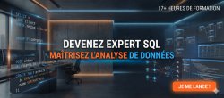 Formation Data analyst : Maîtrisez le SQL
