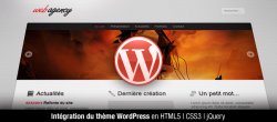Créer un site web Wordpress : l'intégration
