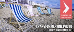 Transformer une photo en couleurs infrarouges