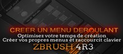 Créer un menu déroulant dans ZBrush 4 R3