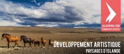 Formation au développement artistique : paysages d'Islande