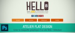 Atelier Flat design pour débutant - Créer une maquette Web