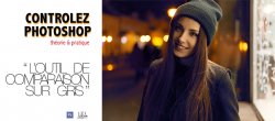Photoshop: l'outil de comparaison sur gris