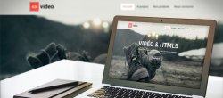 Template Photoshop - Créer un site Web avec une video en arrière plan