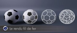 Gratuit : le rendu fil de fer dans Cinema 4D