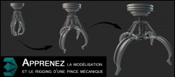 Apprendre la modélisation et le rigging d'une pince mécanique dans 3ds Max