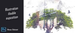 Réaliser une illustration en double exposition dans Photoshop