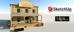 Le Sketchup Saloon