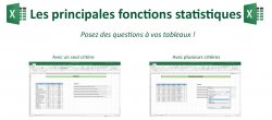 Excel et les fonctions statistiques : NB.SI, MOYENNE.SI...