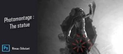 Photomontage : The Statue
