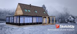 Formation complète sur la rénovation d'une maison en 3D sous Sketchup