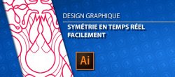 Astuce gratuite : la symétrie en temps réel sous Illustrator