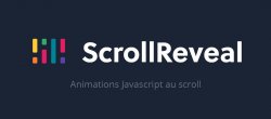 Animations au scroll avec ScrollReveal.js