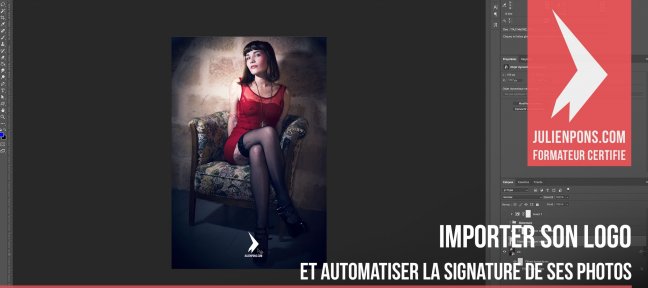 Gratuit : Importer son logo et automatiser la signature de photos