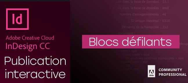 Gratuit : Blocs défilants pour une publication interactive