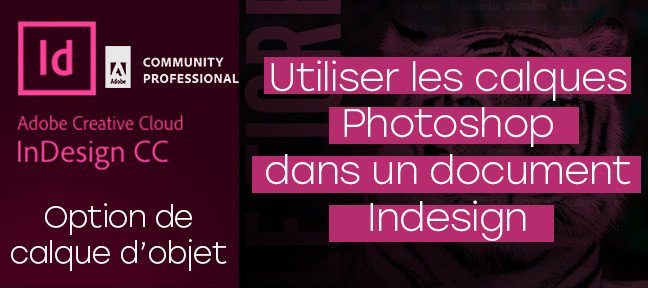 Gratuit Indesign : Option de calques d'objet