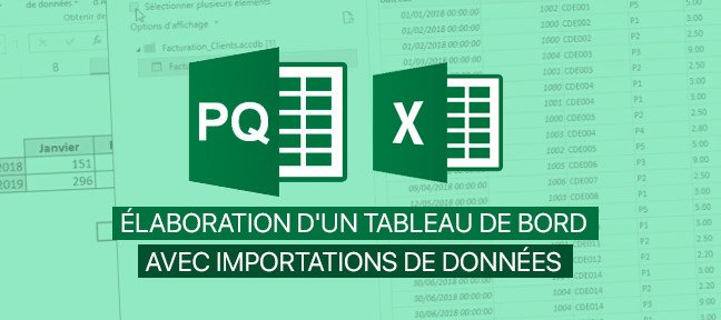 Élaboration d'un Tableau de Bord avec Importations de données