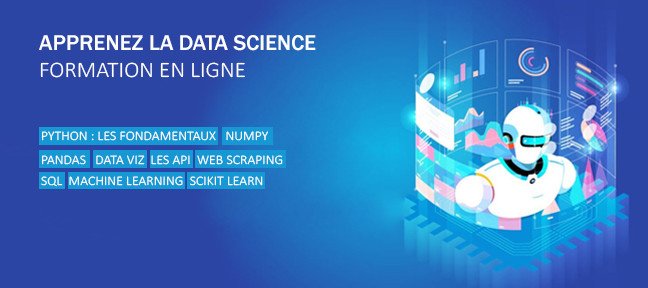 Apprendre la data science par la pratique avec Python !