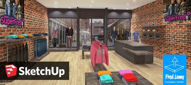 Création de boutique avec SketchUp