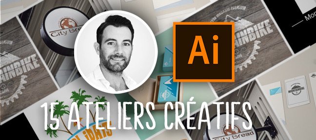 Illustrator CC - Apprenez avec 15 Ateliers Pratiques et créatifs