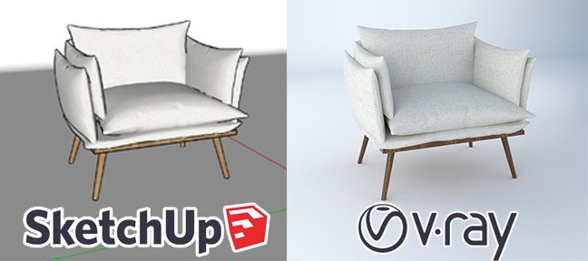 Gratuit : Maîtriser l'éclairage 3 points sur VRay pour SketchUp