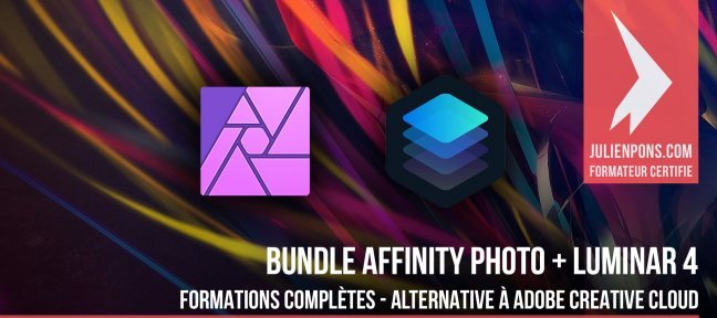 Bundle : Luminar + Affinity Photo - L'alternative à Adobe Creative Cloud
