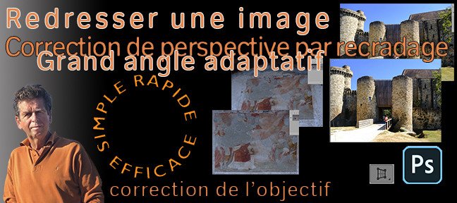 Photoshop : Différentes façons de redresser une image