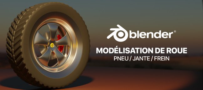 Réalisation de roues dans Blender