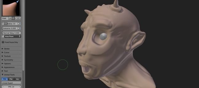 Tuto Sculpt Blender Mod Liser Un Visage Avec Blender Sur Tuto