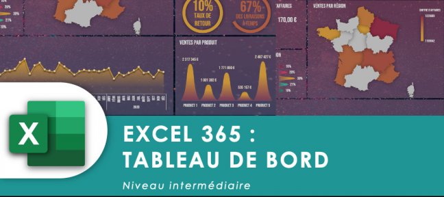 Concevoir facilement un tableau de bord interactif sur Excel