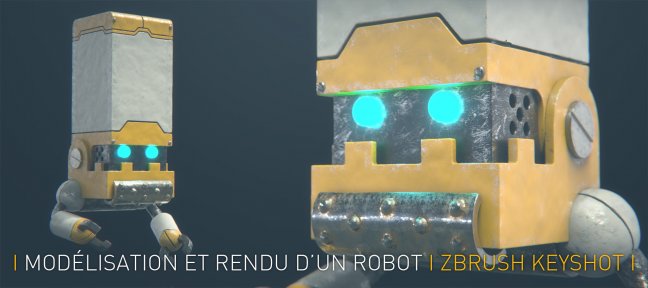 ZBrush : Modélisation Booléenne et Rendu Keyshot